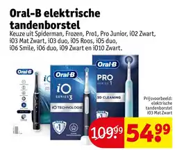 Kruidvat Oral-B elektrische tandenborstel aanbieding