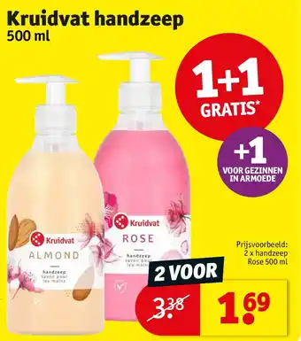 Kruidvat Kruidvat handzeep aanbieding