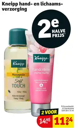 Kruidvat Kneipp hand- en lichaamsverzorging aanbieding
