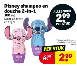 Kruidvat Disney shampoo en douche 2-in-1 aanbieding