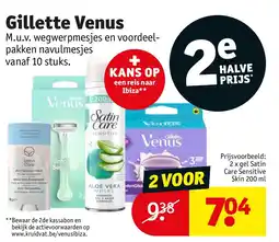 Kruidvat Gillette Venus aanbieding