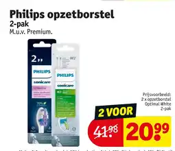Kruidvat Philips opzetborstel aanbieding