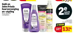 Kruidvat Guhl en John Frieda haarverzorging en -styling aanbieding