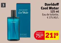 Kruidvat Davidoff Cool Water aanbieding