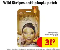 Kruidvat Wild Stripes anti-pimple patch aanbieding