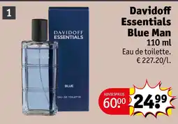 Kruidvat Davidoff Essentials Blue Man aanbieding