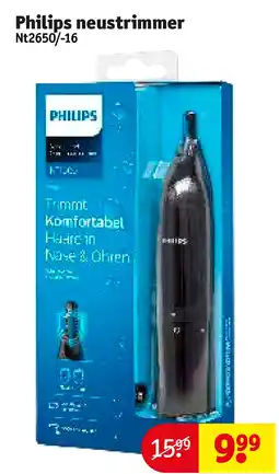 Kruidvat Philips neustrimmer aanbieding