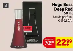 Kruidvat Hugo Boss Deep Red aanbieding