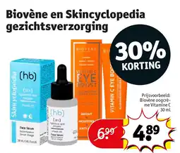 Kruidvat Biovène en Skincyclopedia gezichtsverzorging aanbieding