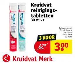 Kruidvat Kruidvat reinigingstabletten aanbieding