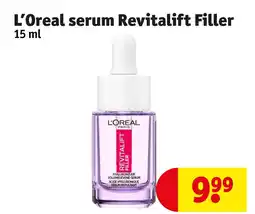 Kruidvat L’Oreal serum Revitalift Filler aanbieding