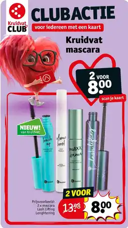 Kruidvat Kruidvat mascara aanbieding