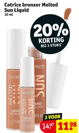 Kruidvat Catrice bronzer Melted Sun Liquid aanbieding