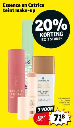 Kruidvat Essence en Catrice teint make-up aanbieding