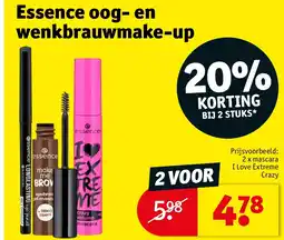Kruidvat Essence oog- en wenkbrauwmake-up aanbieding