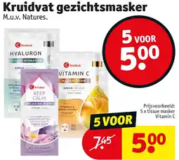 Kruidvat Kruidvat gezichtsmasker aanbieding