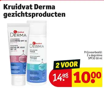 Kruidvat Kruidvat Derma gezichtsproducten aanbieding
