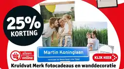 Kruidvat Kruidvat Merk fotocadeaus en wanddecoratie aanbieding
