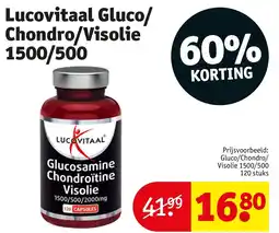 Kruidvat Lucovitaal Gluco/ Chondro/Visolie 1500/500 aanbieding