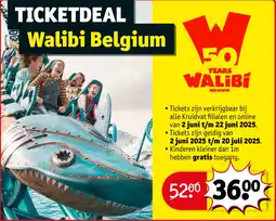 Kruidvat TICKETDEAL aanbieding