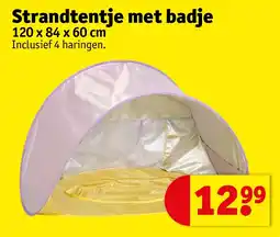 Kruidvat Strandtentje met badje aanbieding