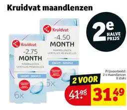 Kruidvat Kruidvat maandlenzen aanbieding