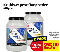 Kruidvat Kruidvat proteïnepoeder aanbieding
