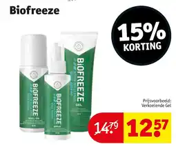 Kruidvat Biofreeze aanbieding