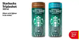 Kruidvat Starbucks Tripleshot aanbieding