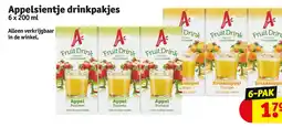 Kruidvat Appelsientje drinkpakjes aanbieding