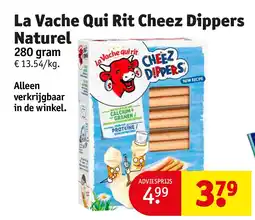 Kruidvat La Vache Qui Rit Cheez Dippers Naturel aanbieding