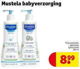 Kruidvat Mustela babyverzorging aanbieding