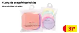 Kruidvat Glowpads en gezichtsdoekjes aanbieding
