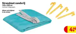 Kruidvat Strandmat zandvrij aanbieding