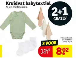 Kruidvat Kruidvat babytextiel aanbieding