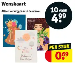 Kruidvat Wenskaart aanbieding