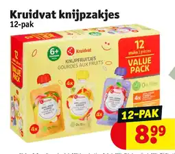 Kruidvat Kruidvat knijpzakjes aanbieding