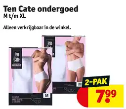 Kruidvat Ten Cate ondergoed aanbieding