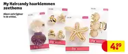 Kruidvat My Haircandy haarklemmen zeethema aanbieding