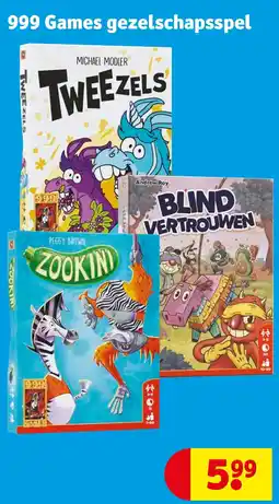 Kruidvat 999 Games gezelschapsspel aanbieding