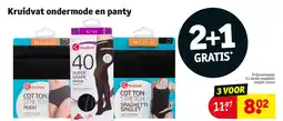 Kruidvat Kruidvat ondermode en panty aanbieding