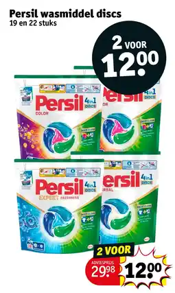 Kruidvat Persil wasmiddel discs aanbieding