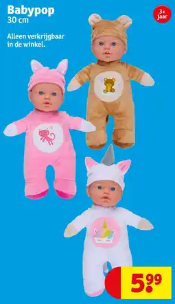 Kruidvat Babypop aanbieding