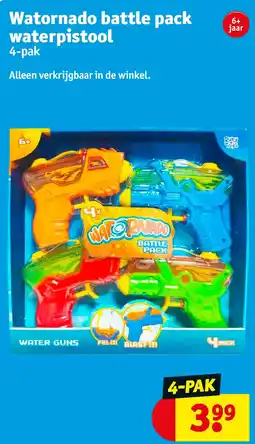 Kruidvat Watornado battle pack waterpistool aanbieding