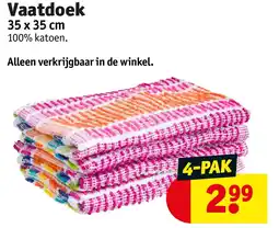 Kruidvat Vaatdoek aanbieding