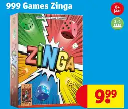 Kruidvat 999 Games Zinga aanbieding