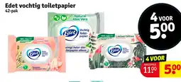 Kruidvat Edet vochtig toiletpapier aanbieding