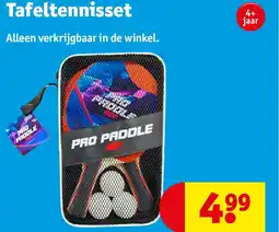 Kruidvat Tafeltennisset aanbieding