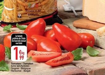 Cora Tomates - tomaten san marzano aanbieding