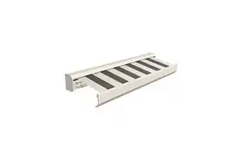 Makro Domasol Elektrische zonneluifel F30 450 x 300 cm grijs/crème gestreept aanbieding